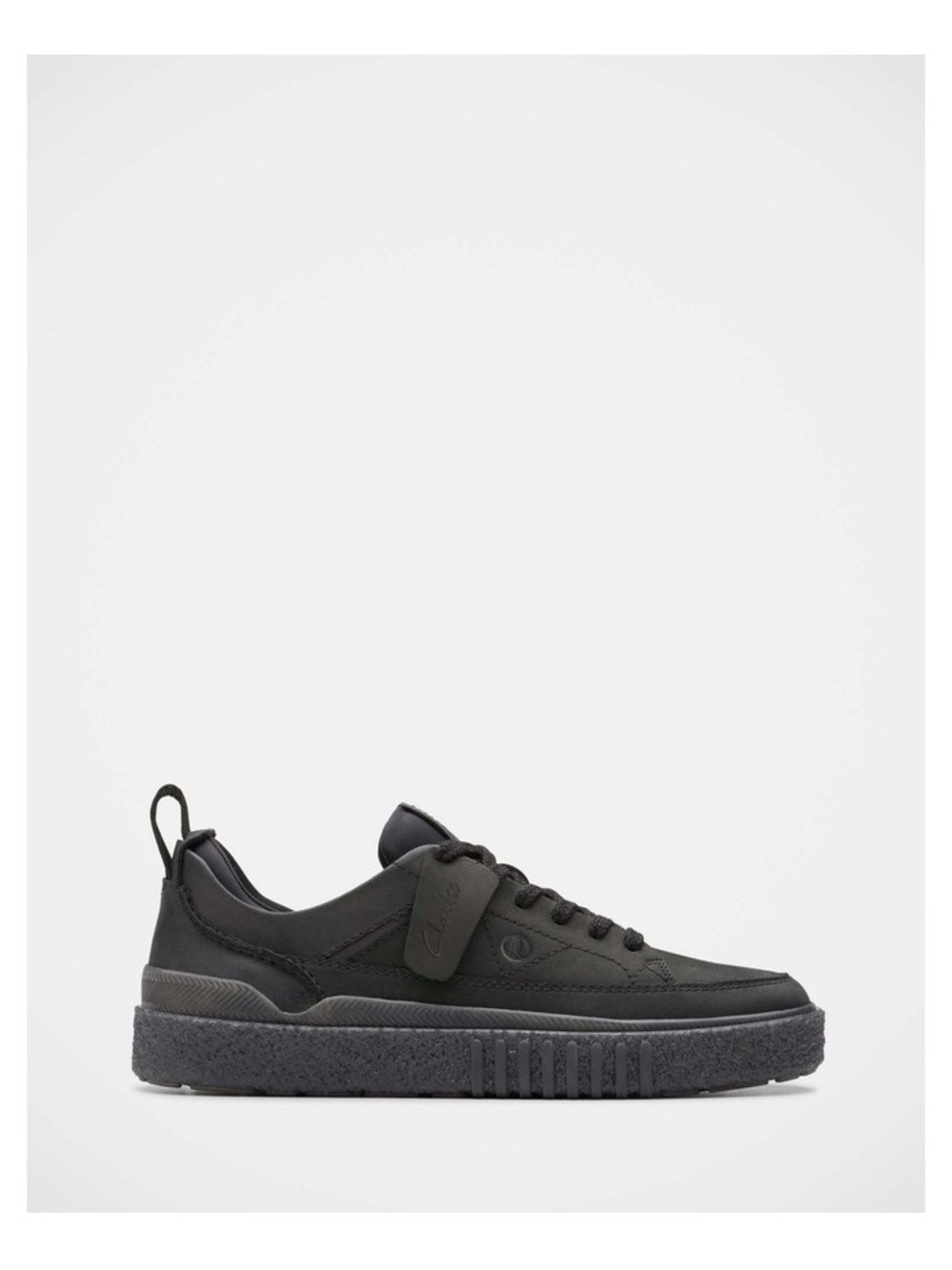 Clarks Somerset Lace Sneakers Black Nubuck